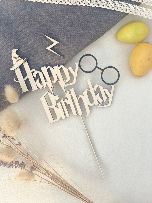 Cake Topper - Harry Potter - Happy Birthday - 2022